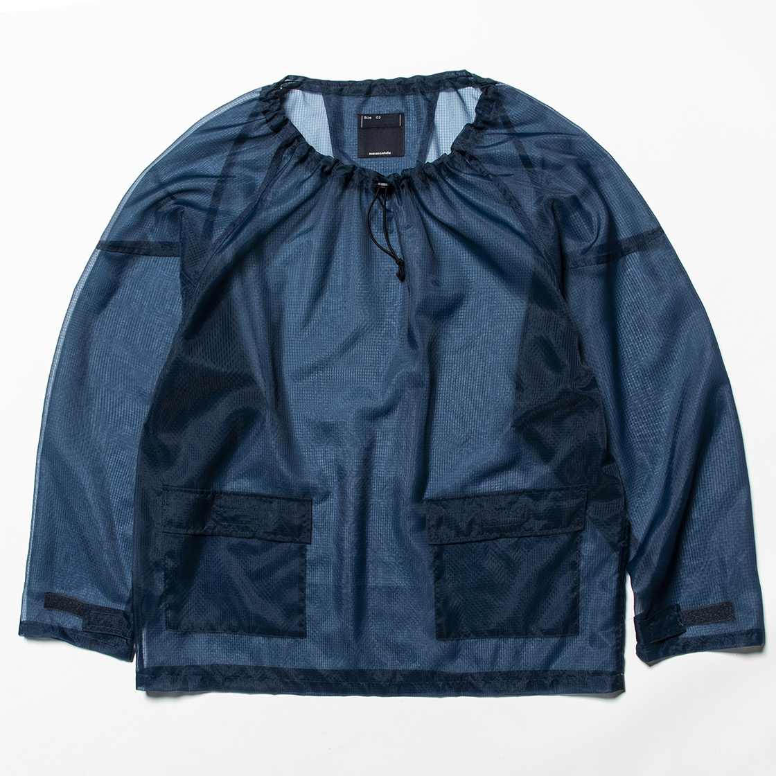 Rip Stop Mesh Pullover Navy