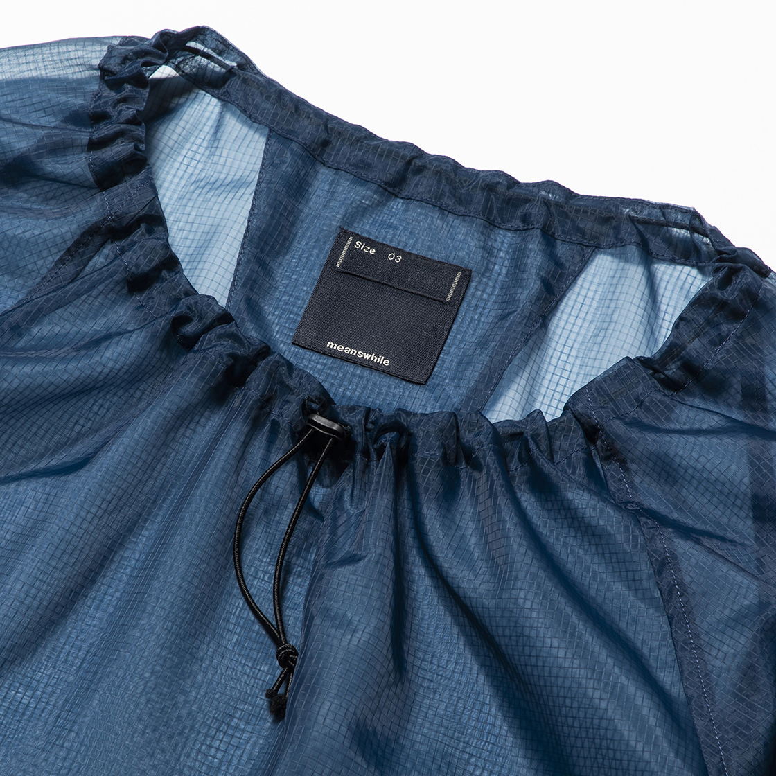 Rip Stop Mesh Pullover Navy