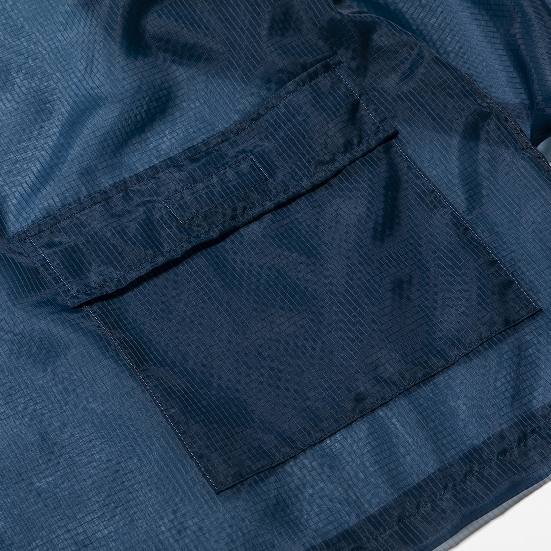 Rip Stop Mesh Pullover Navy