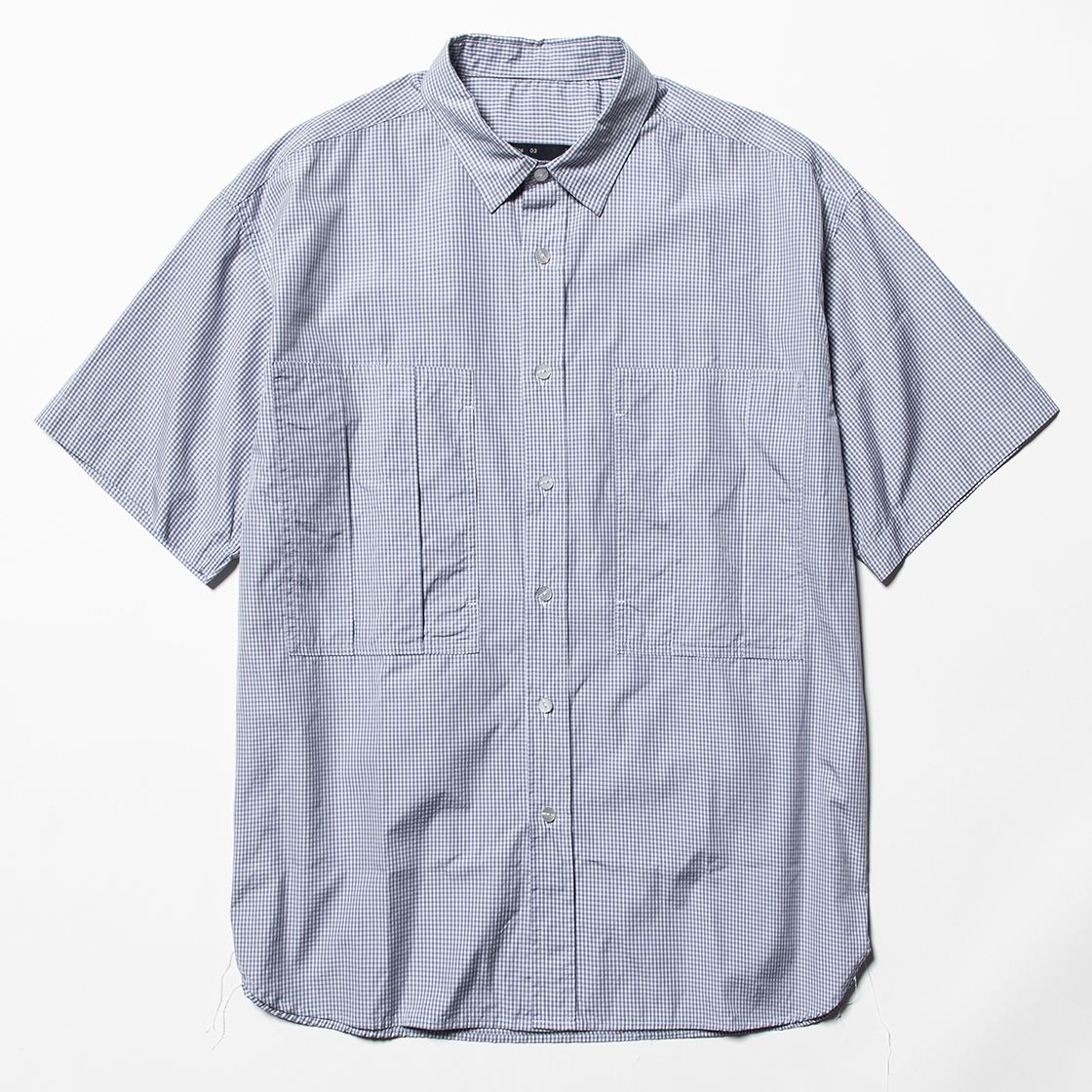 Imperial Poplin S/S Navy Check