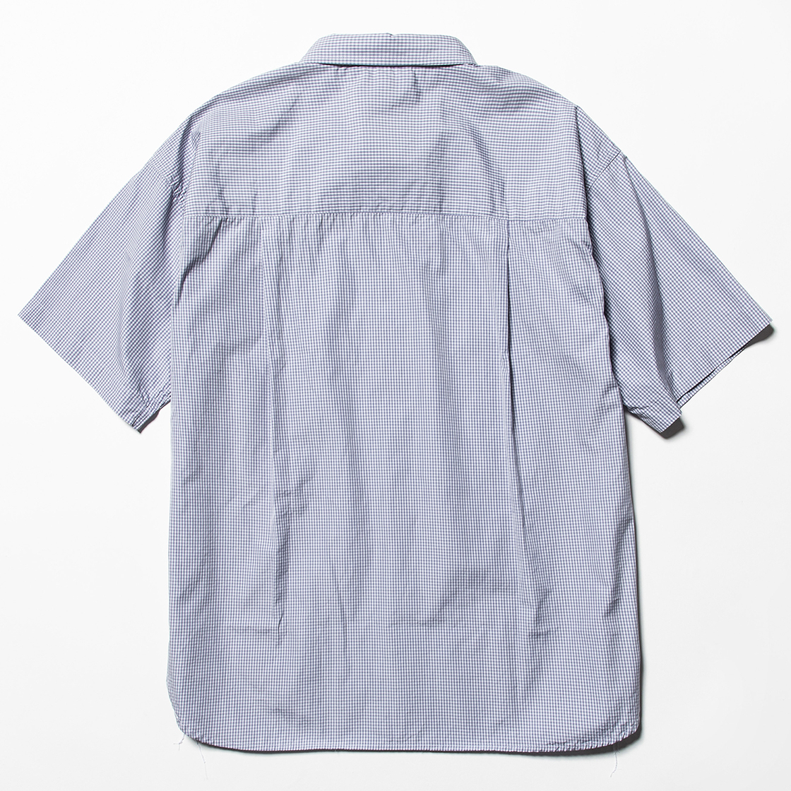 Imperial Poplin S/S Navy Check