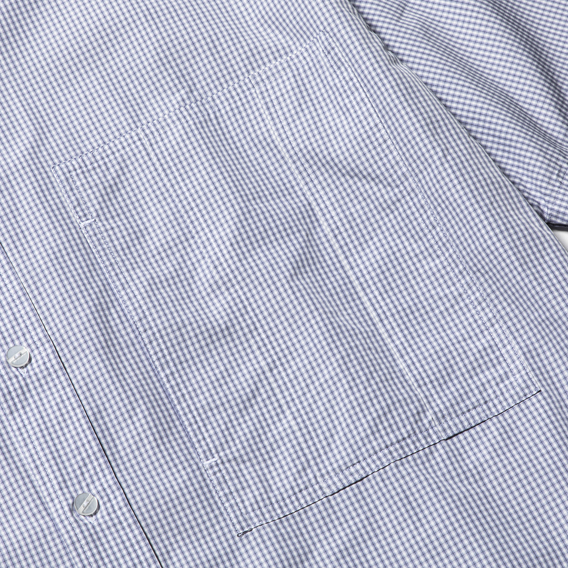 Imperial Poplin S/S Navy Check