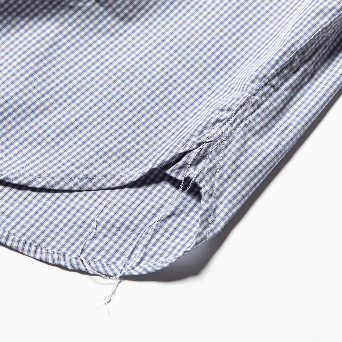 Imperial Poplin S/S Navy Check