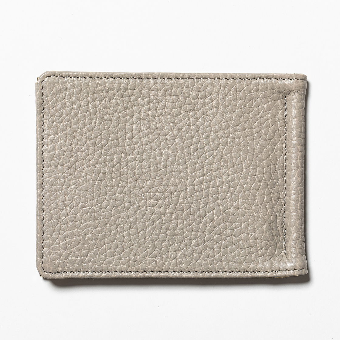 Leather Money Clip Light Grey