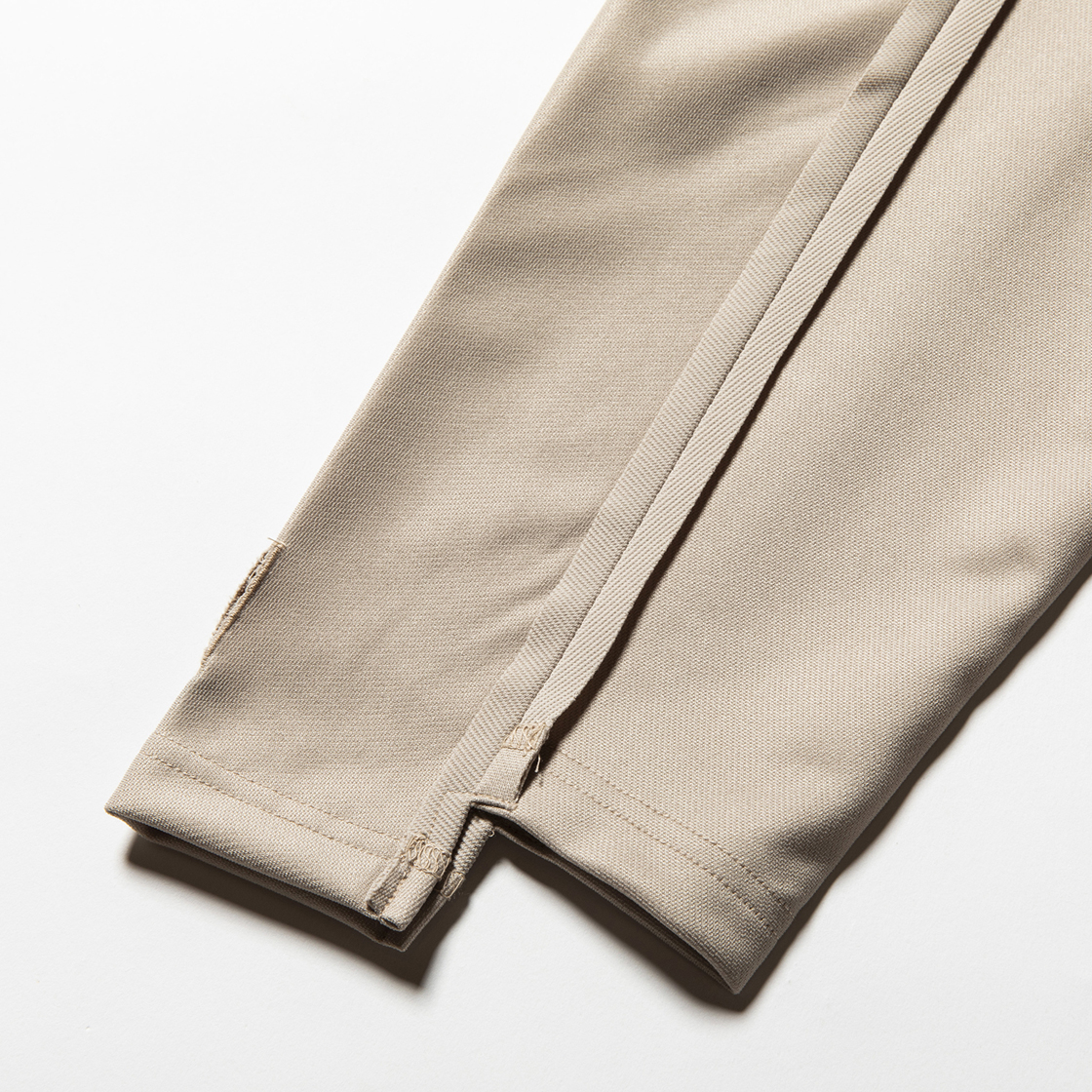 Twill Knit Turtleneck Nude