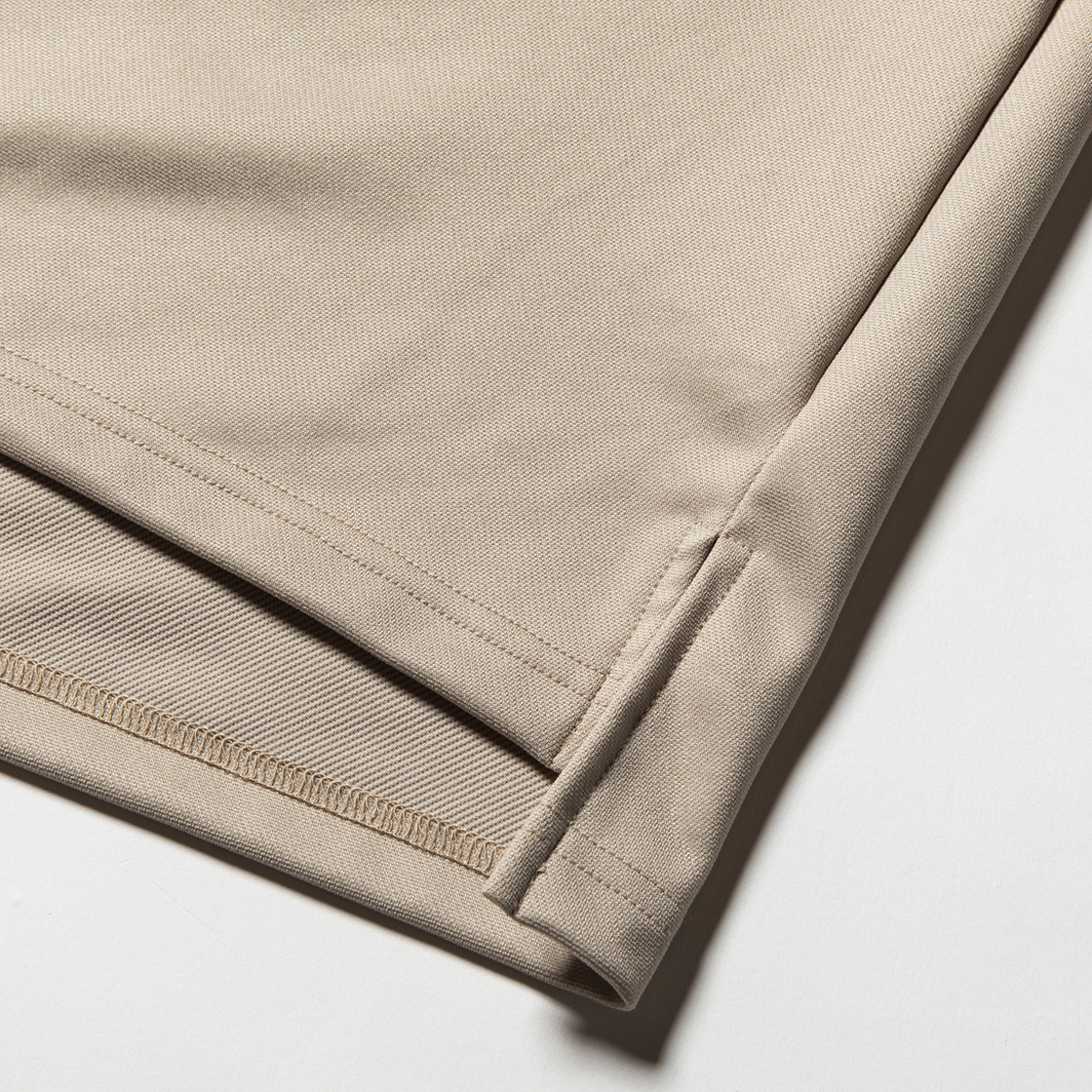 Twill Knit Turtleneck Nude