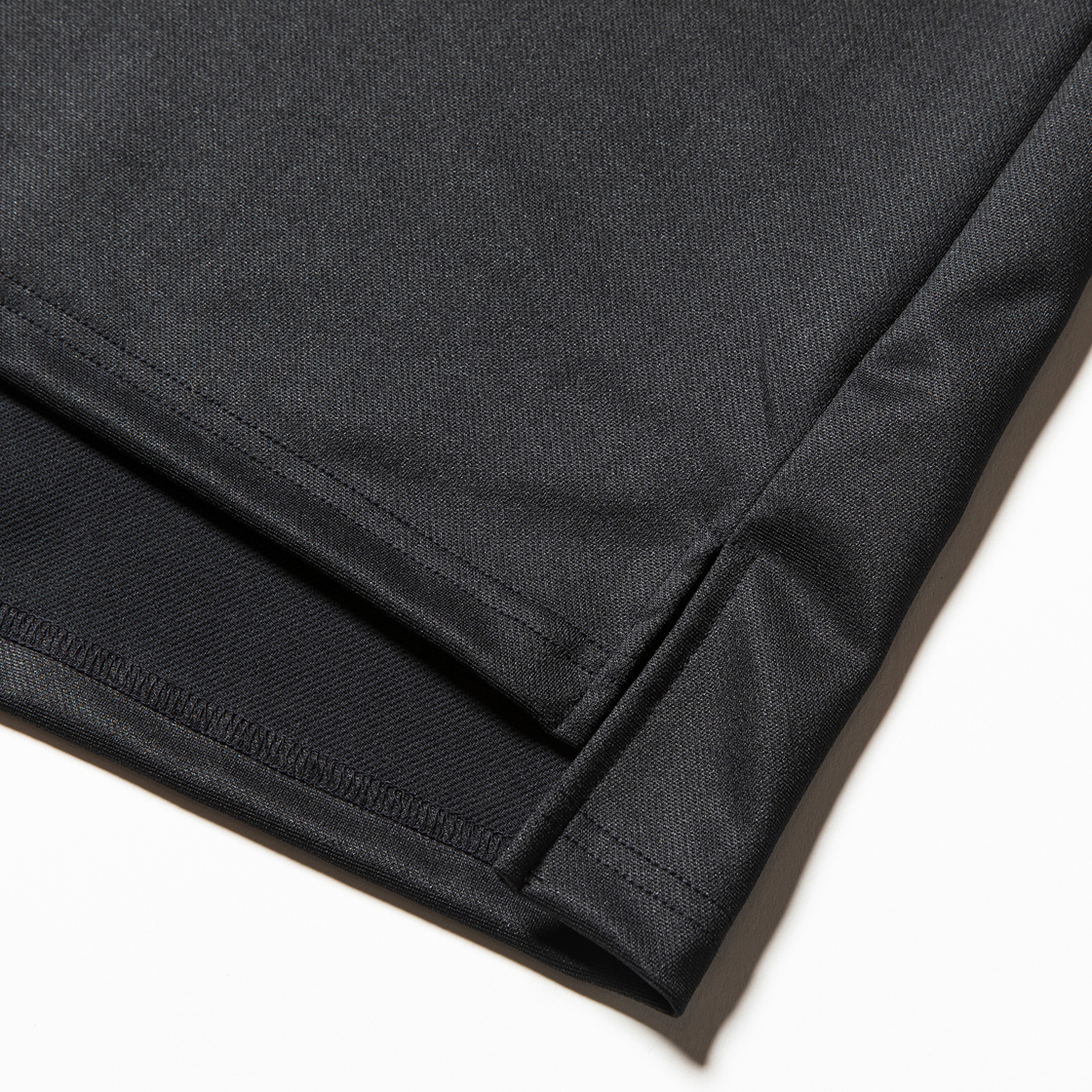 Twill Knit Turtleneck Off Black