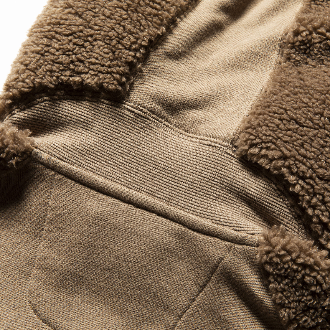 Pile Function Hoodie Beige