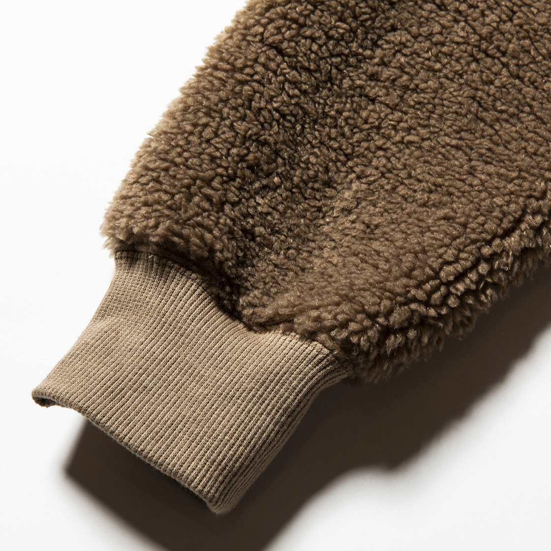 Pile Function Hoodie Beige