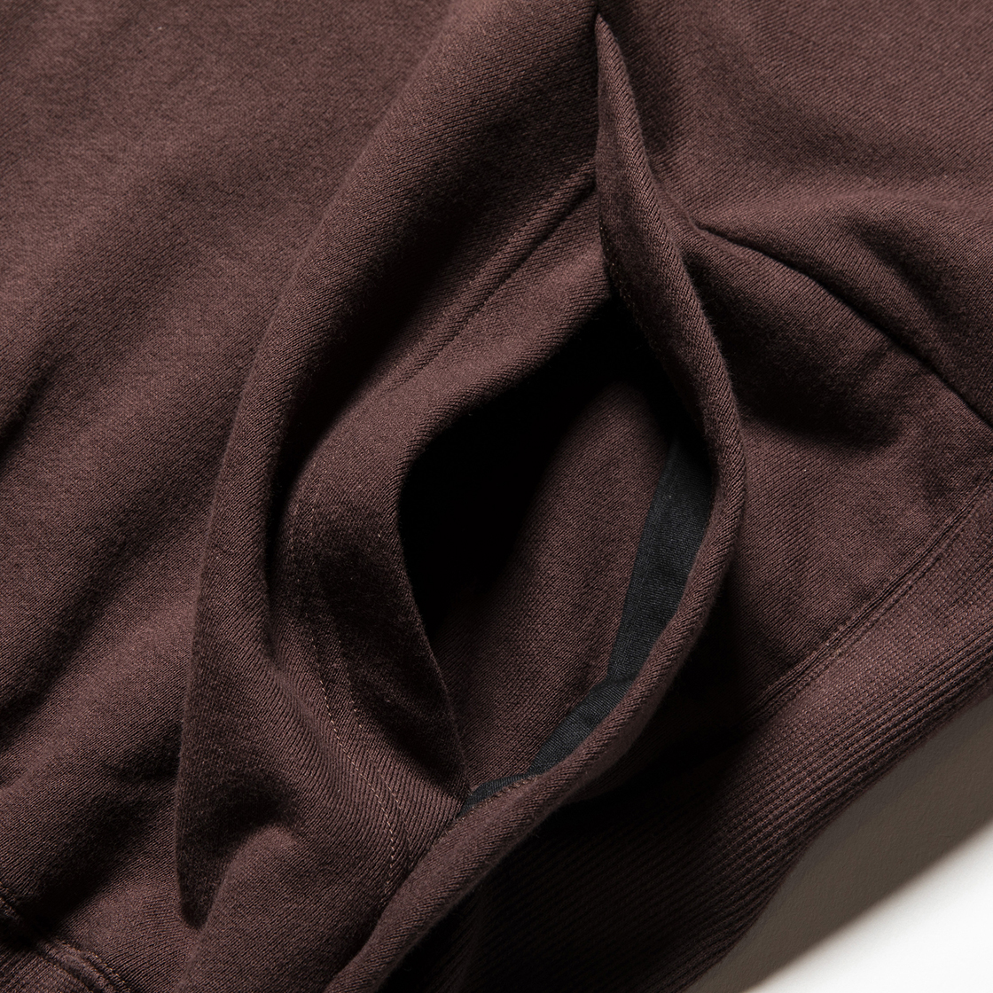 Pile Function Hoodie Brown