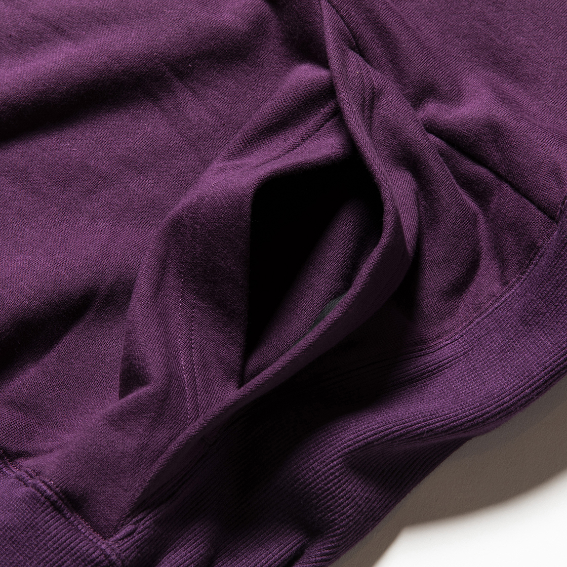 Pile Function Hoodie Purple