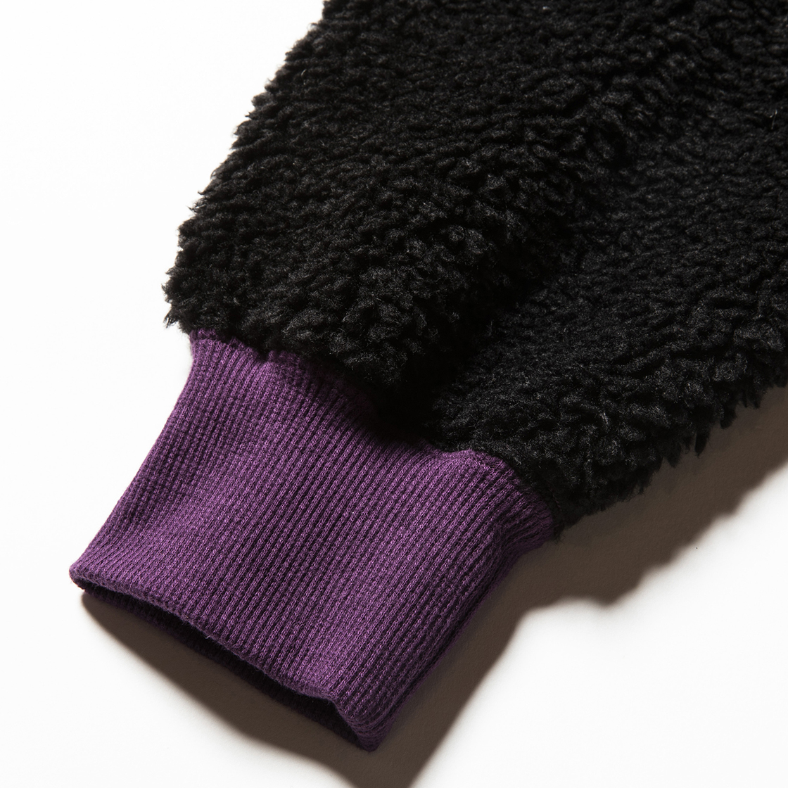 Pile Function Hoodie Purple
