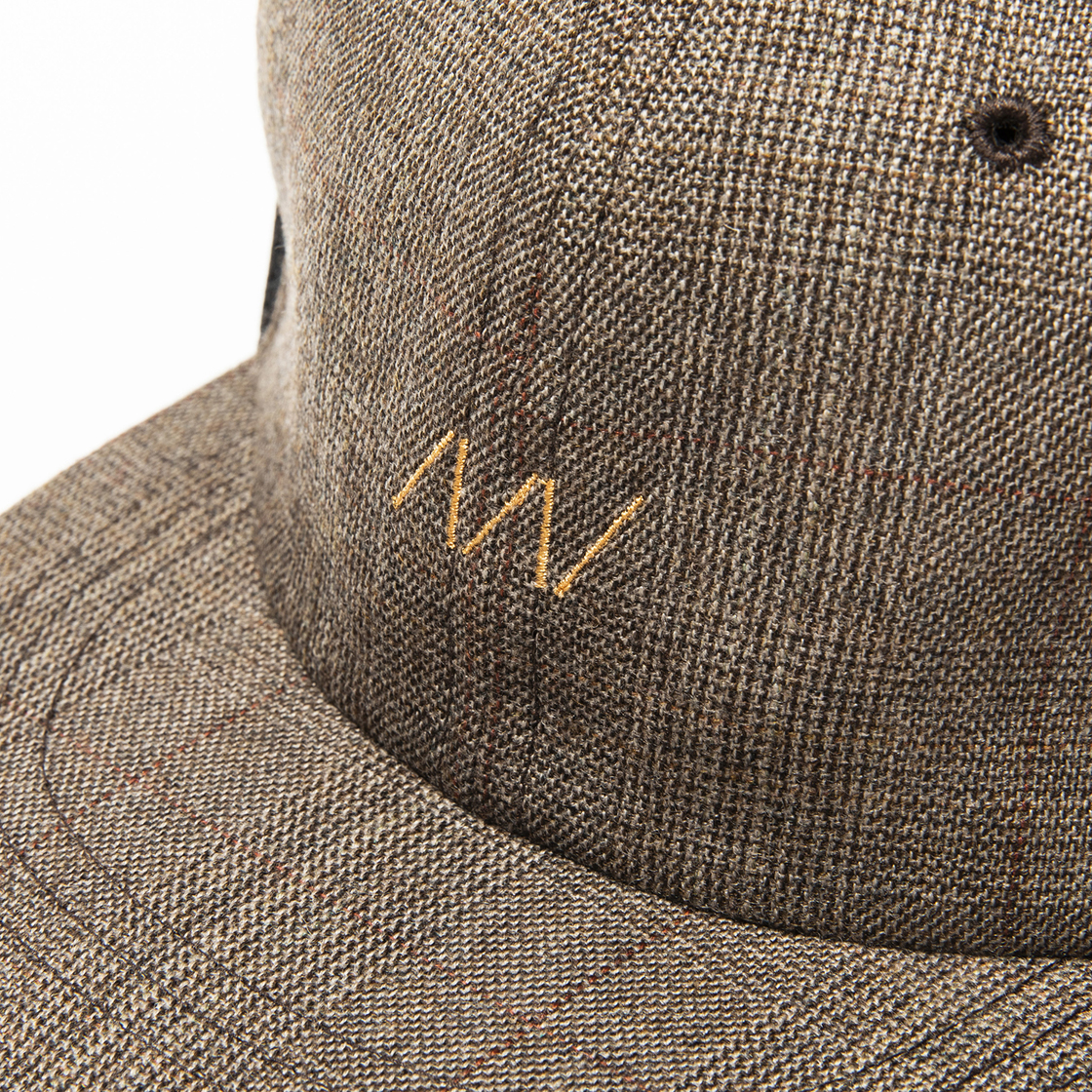 Glen Check Mesh Cap Beige