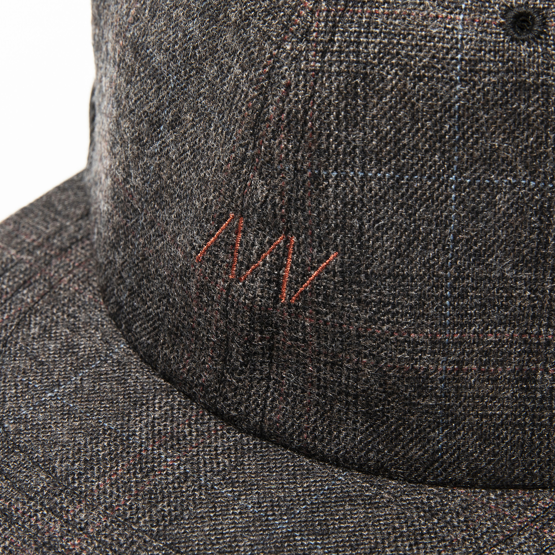 Glen Check Mesh Cap Brown