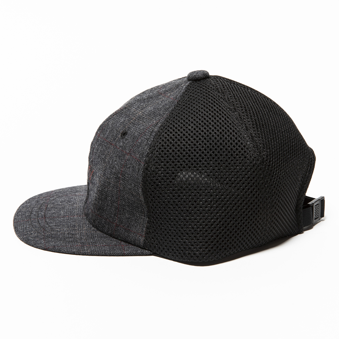 Glen Check Mesh Cap Coal