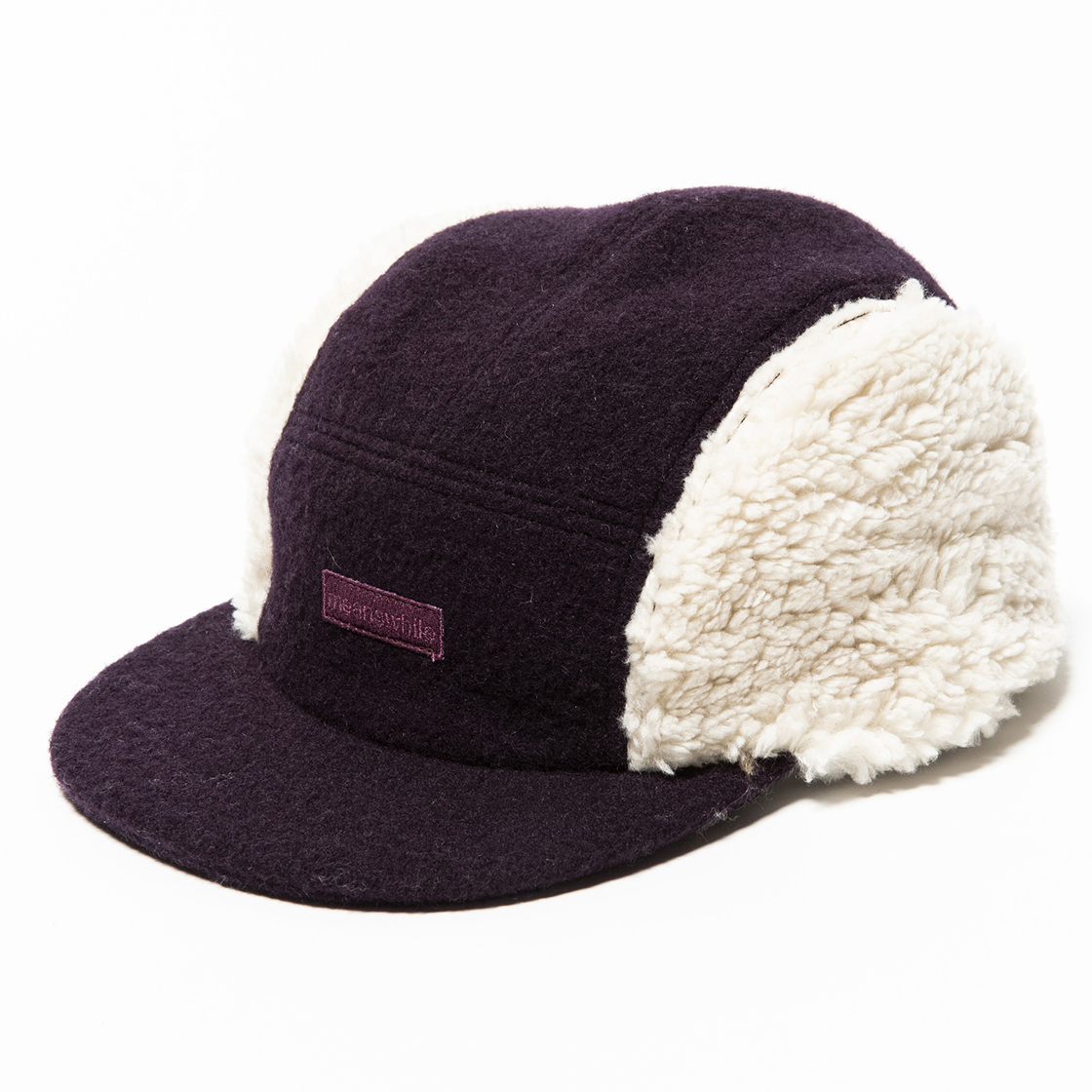 Retro Fleece Melton Jet Cap D.Purple