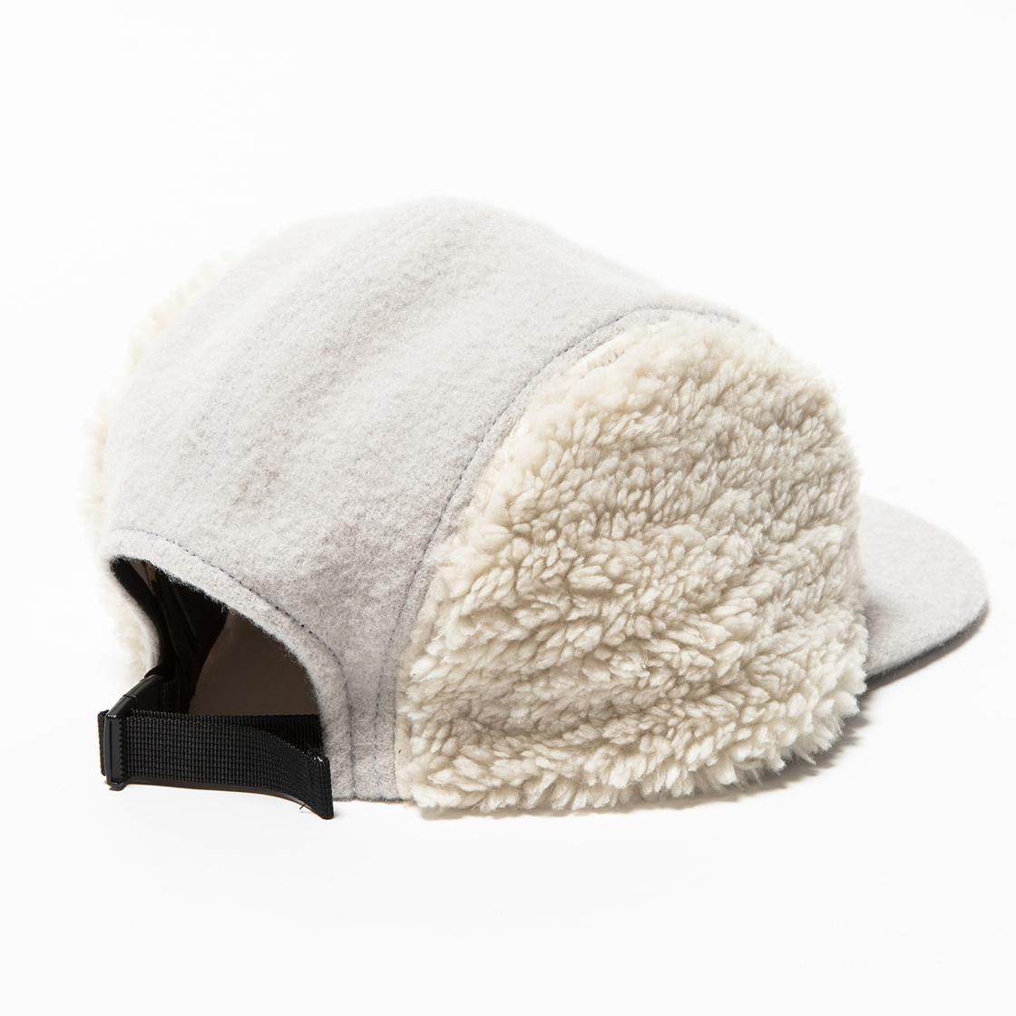 Retro Fleece Melton Jet Cap G.White