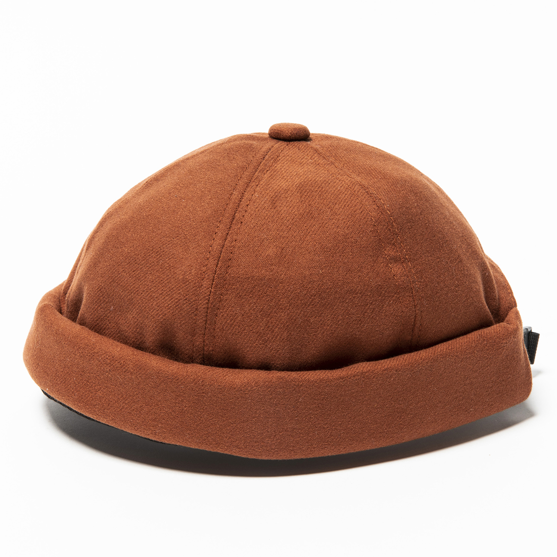 Dress Flannel Fisherman Cap Brown