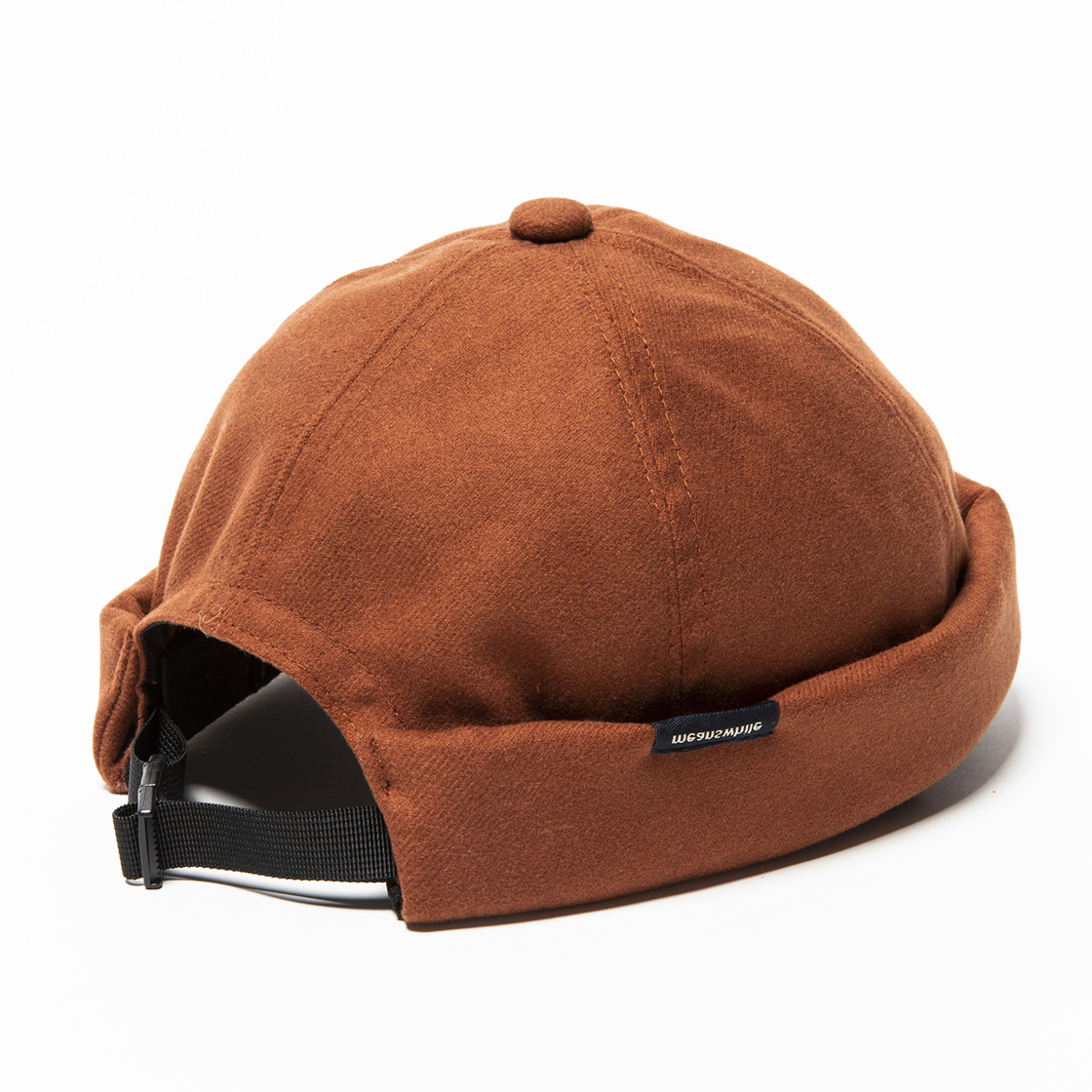 Dress Flannel Fisherman Cap Brown