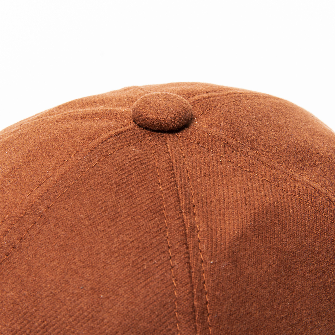 Dress Flannel Fisherman Cap Brown