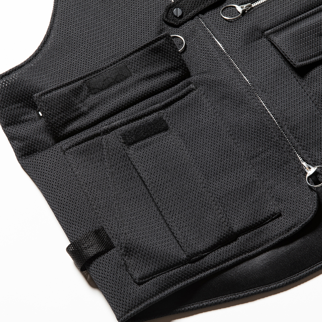 Activist Mesh Vest Bag Off Black