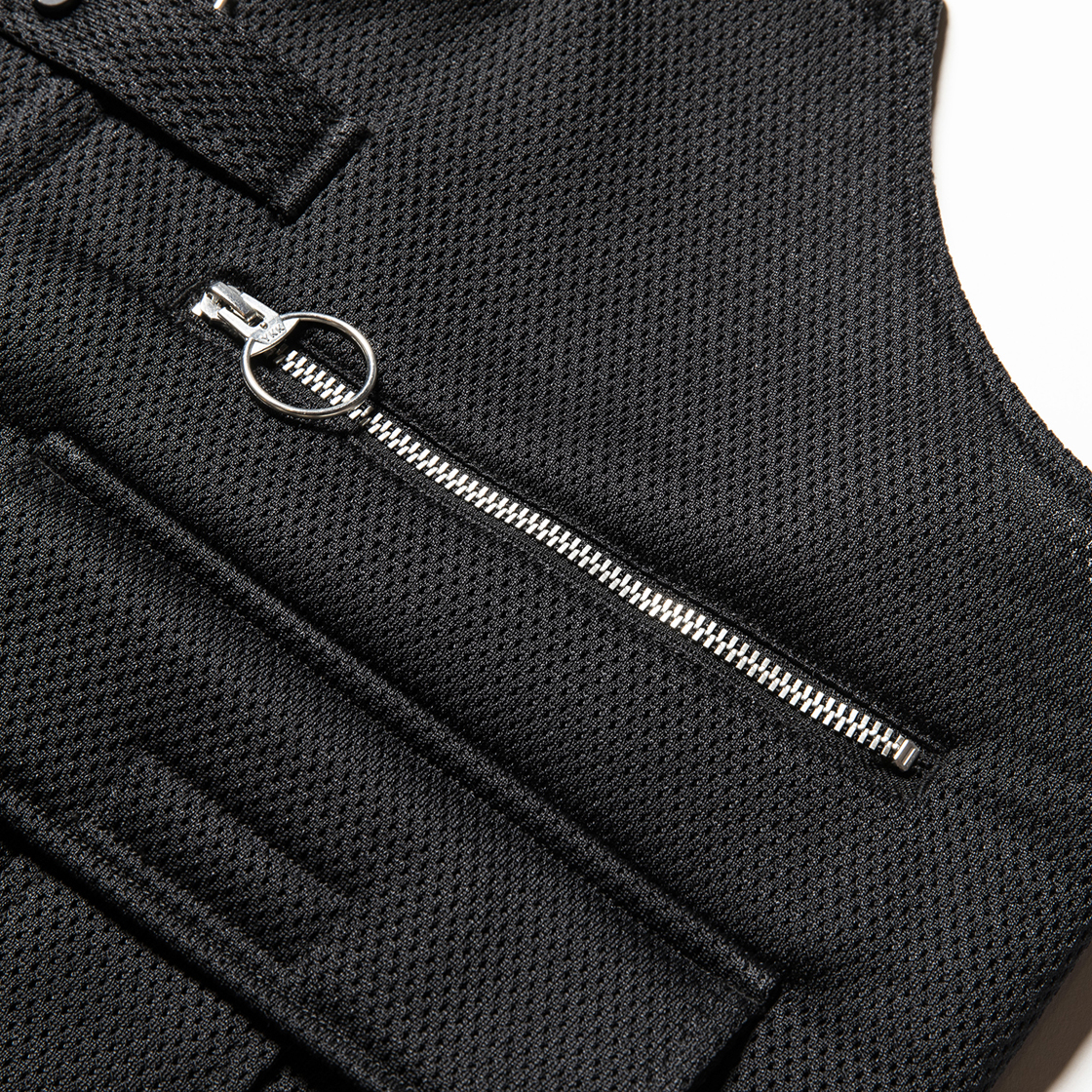 Activist Mesh Vest Bag Off Black