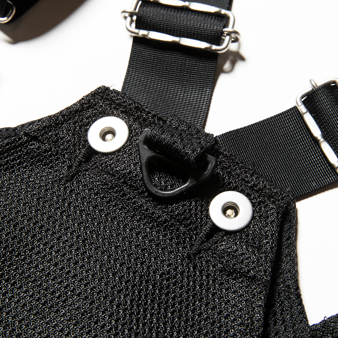 Activist Mesh Vest Bag Off Black