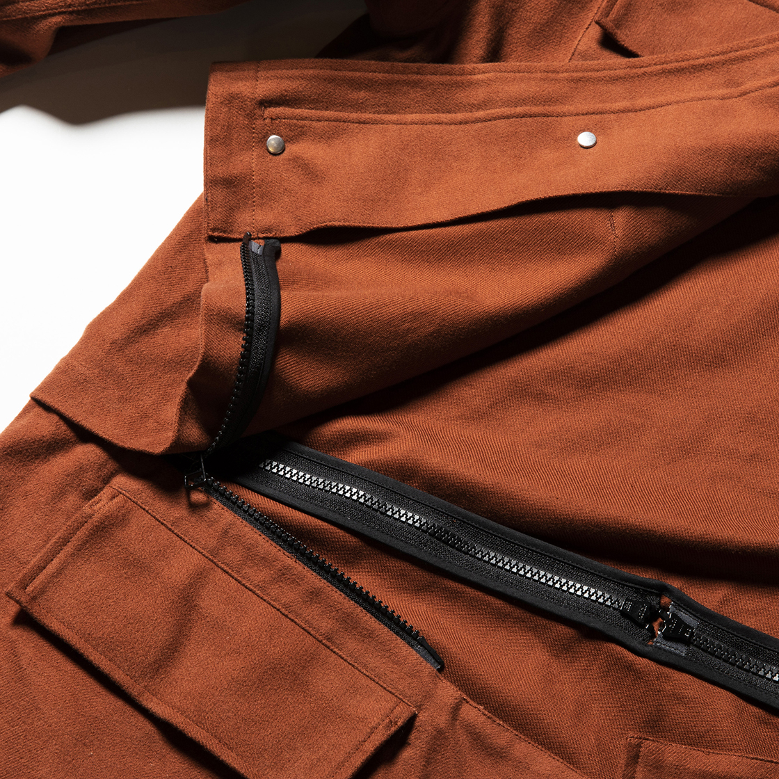 Dress Flannel M51 Brown