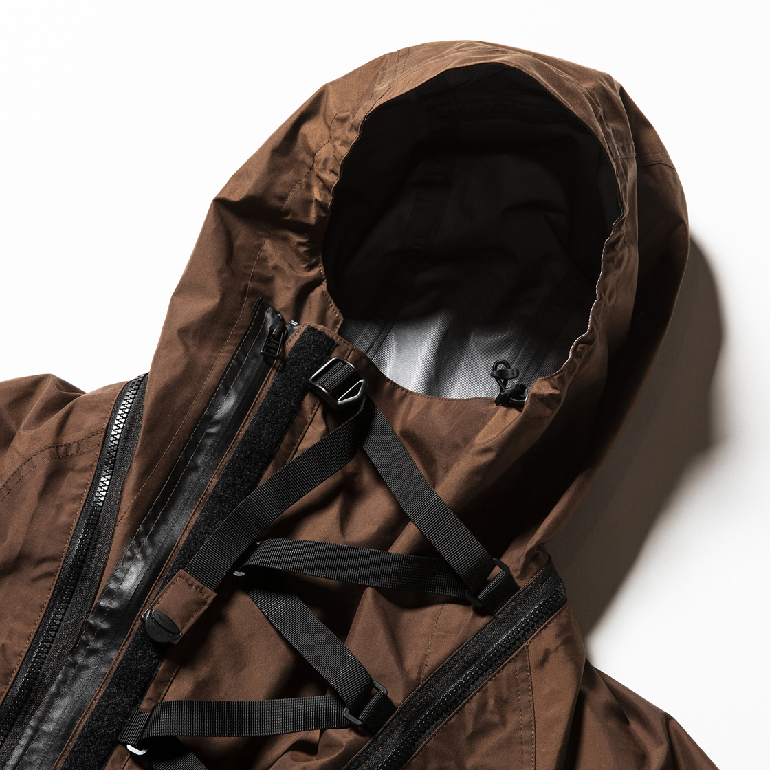 3 Layer Detachable Anorak OP Brown