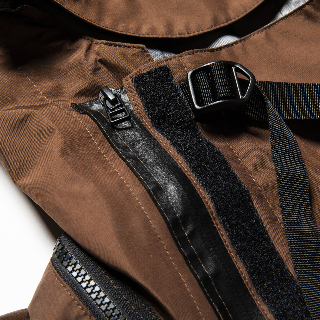 3 Layer Detachable Anorak OP Brown