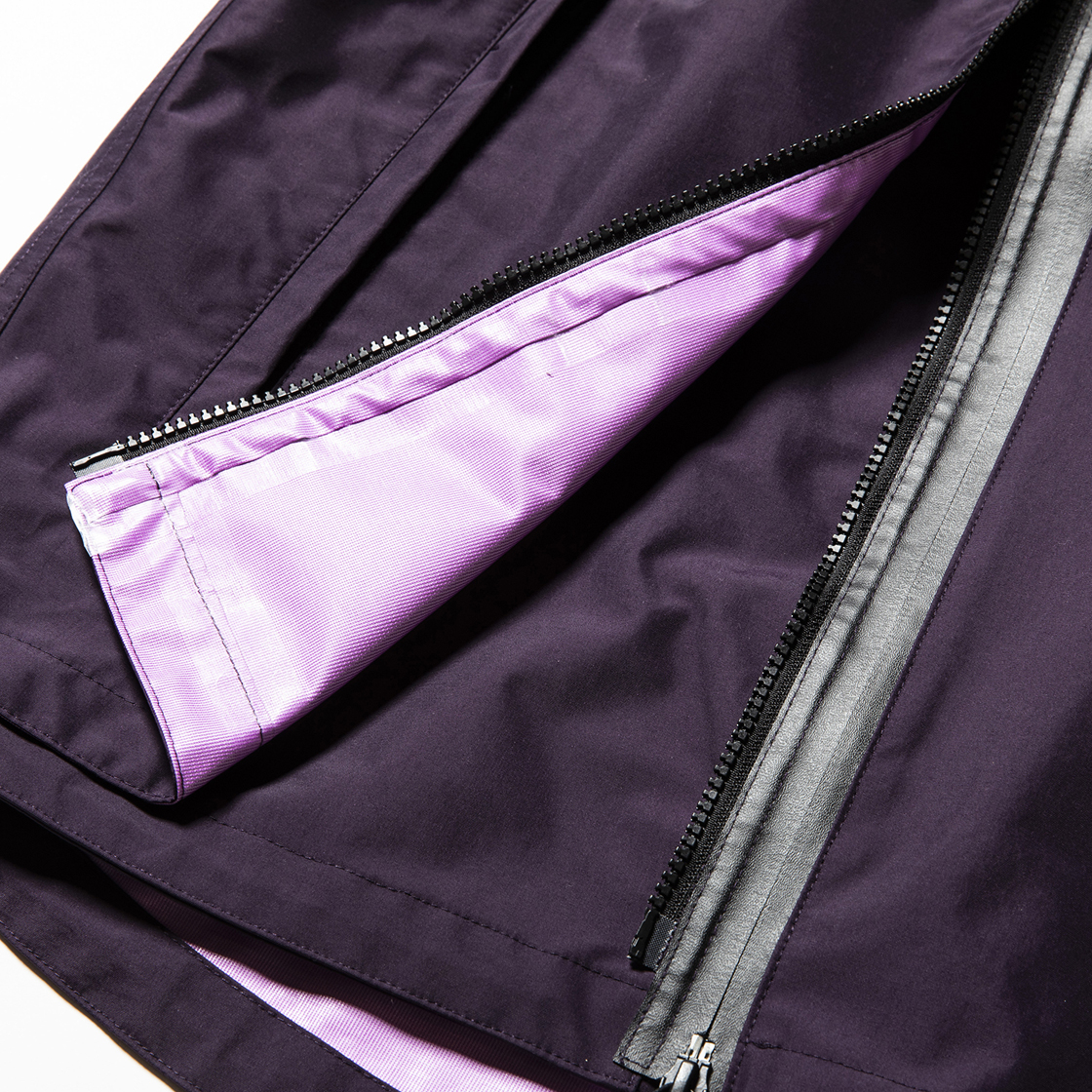 3 Layer Detachable Anorak OP Purple