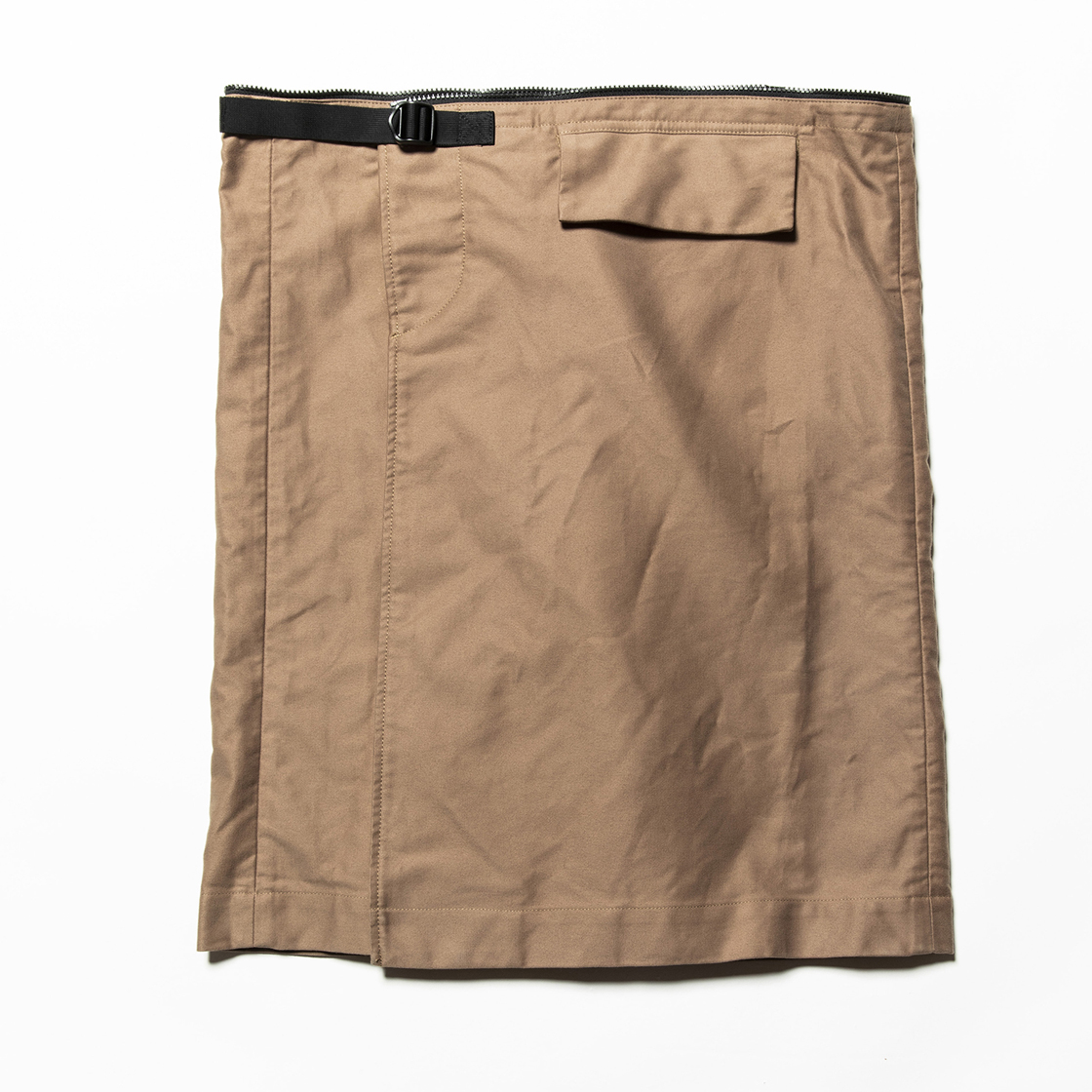 Moleskin Split Over Coat Fawn