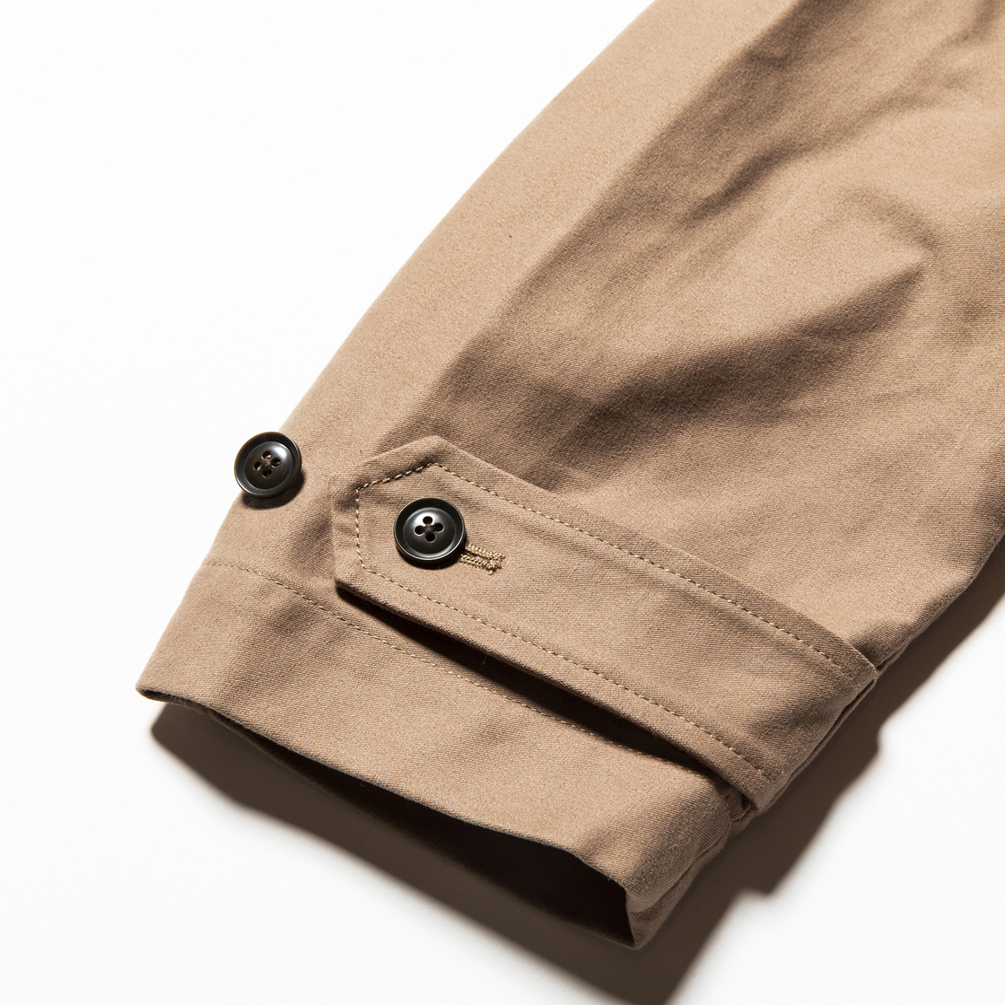 Moleskin Split Over Coat Fawn