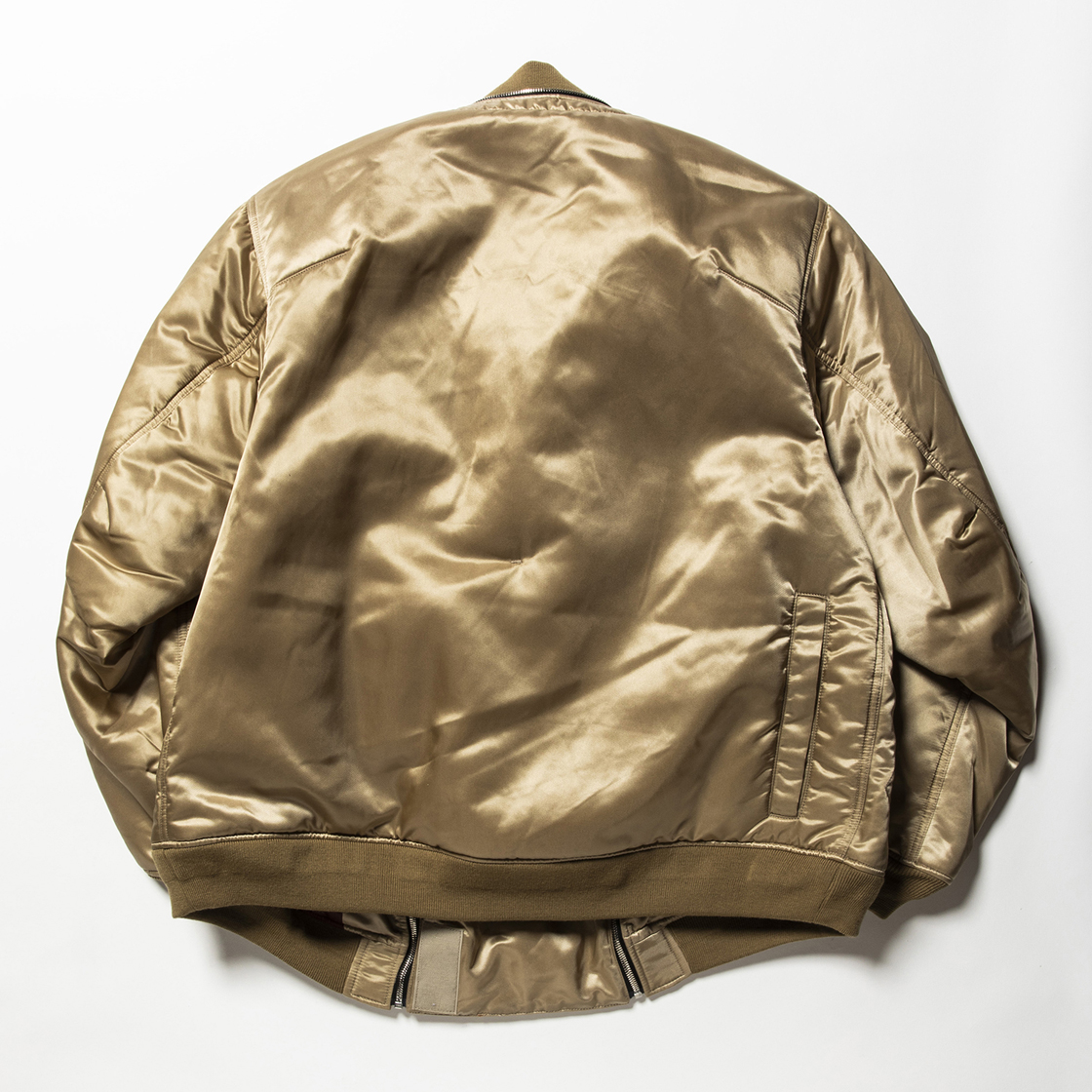 Loop Zip MA1 Beige