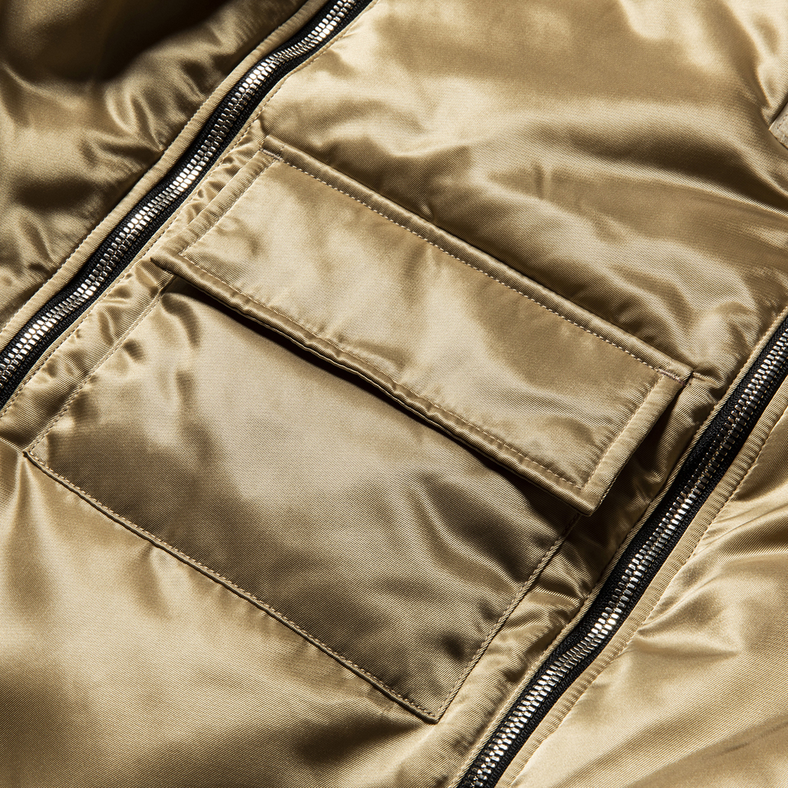 Loop Zip MA1 Beige