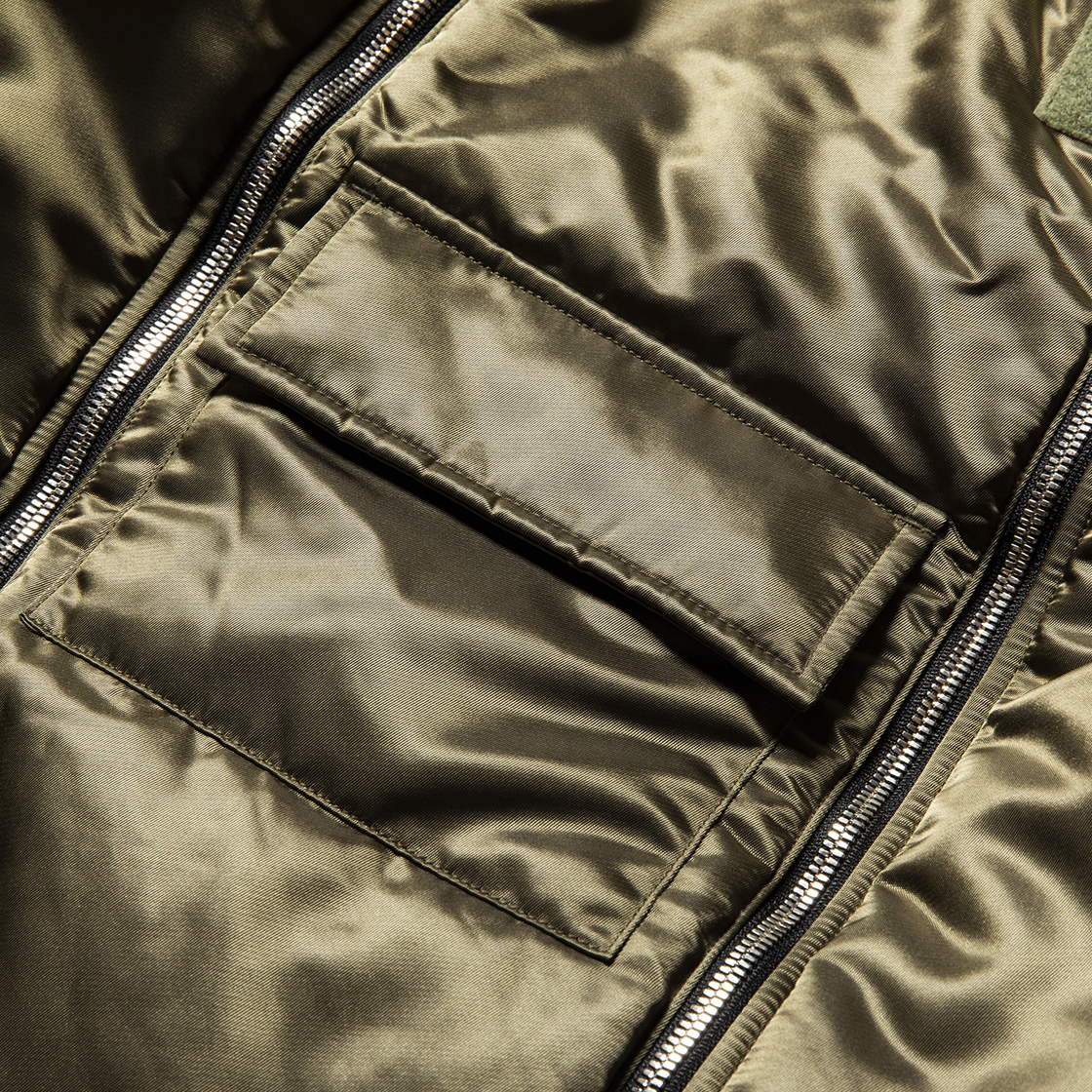 Loop Zip MA1 Khaki
