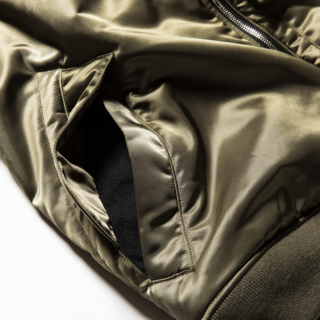Loop Zip MA1 Khaki