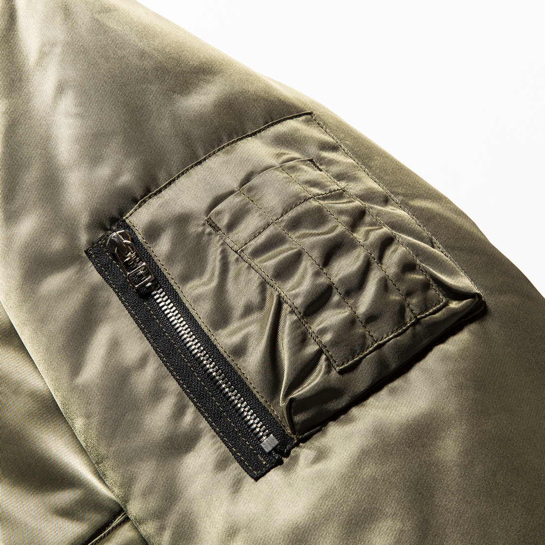 Loop Zip MA1 Khaki
