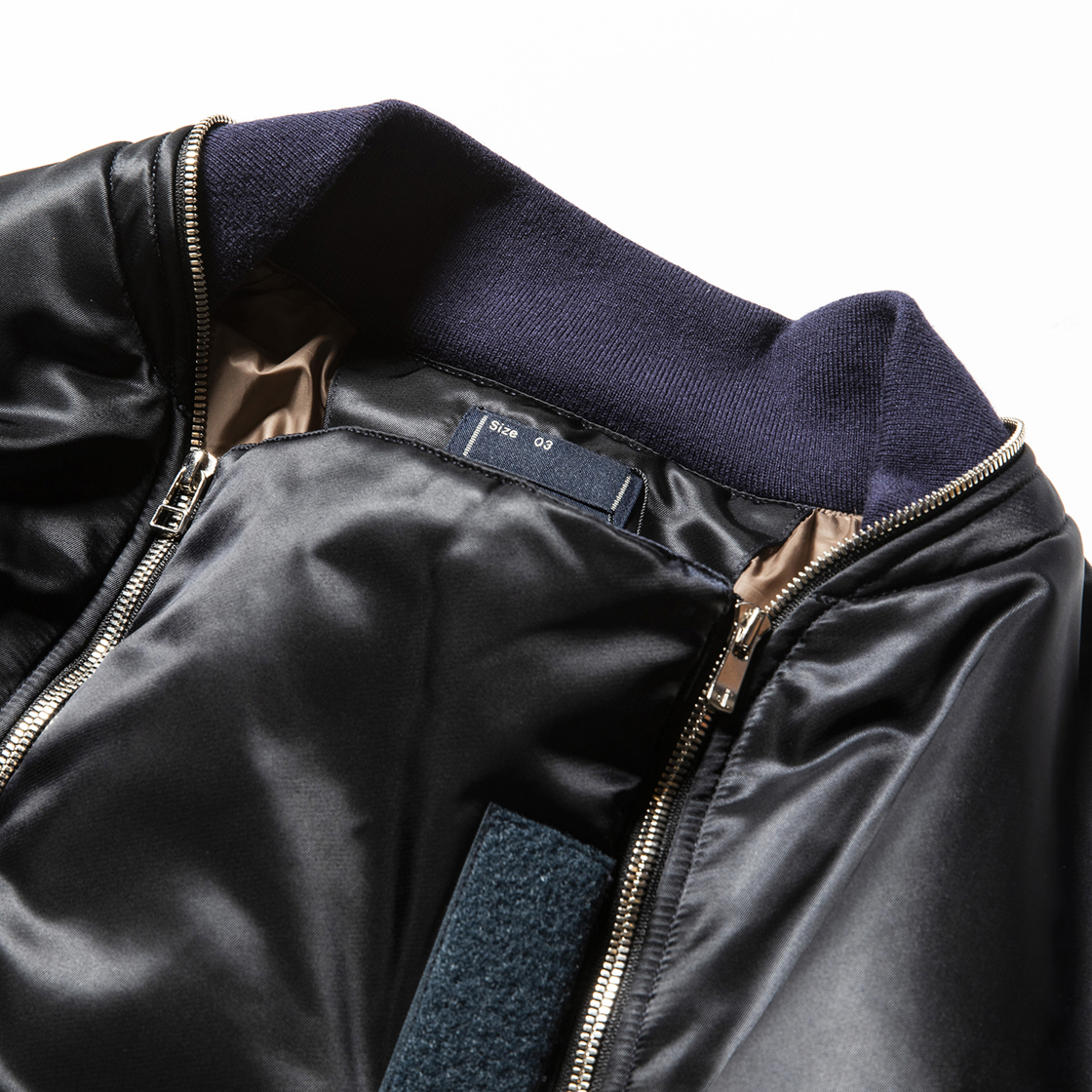 Loop Zip MA1 Navy