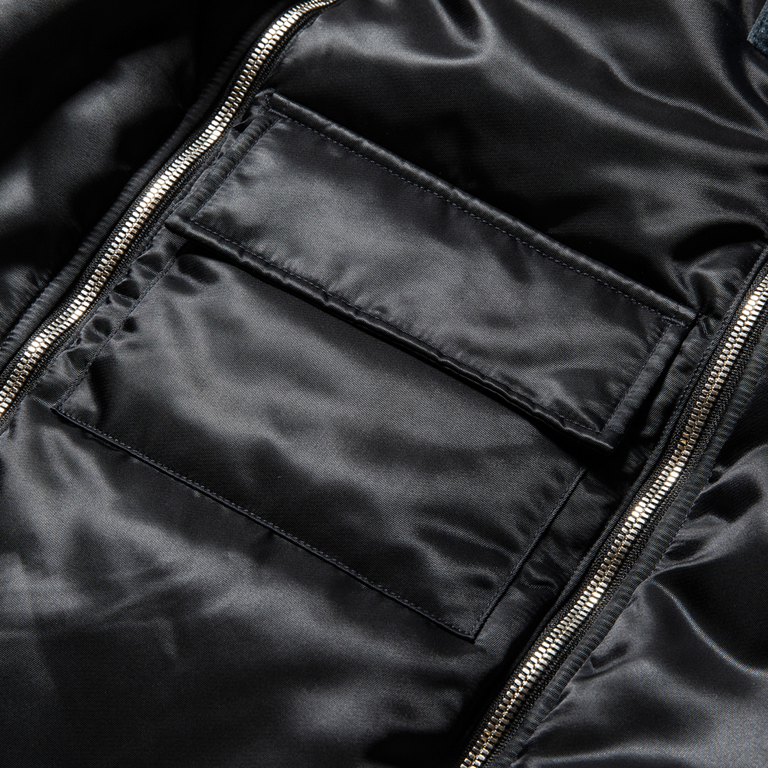 Loop Zip MA1 Navy