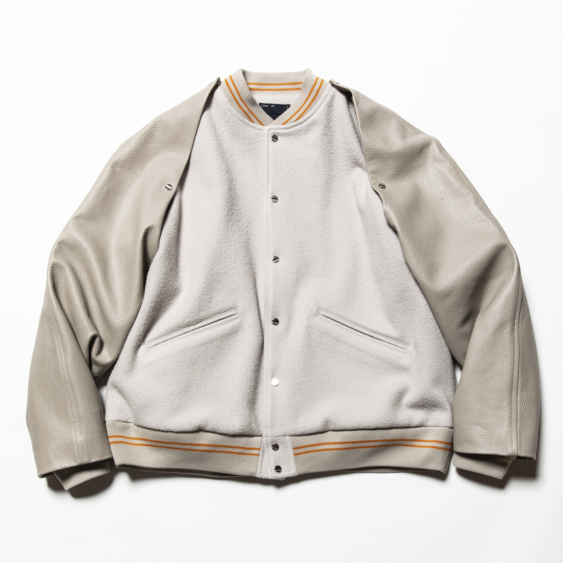 Retro Fleece Melton Varsity Jackets G.White