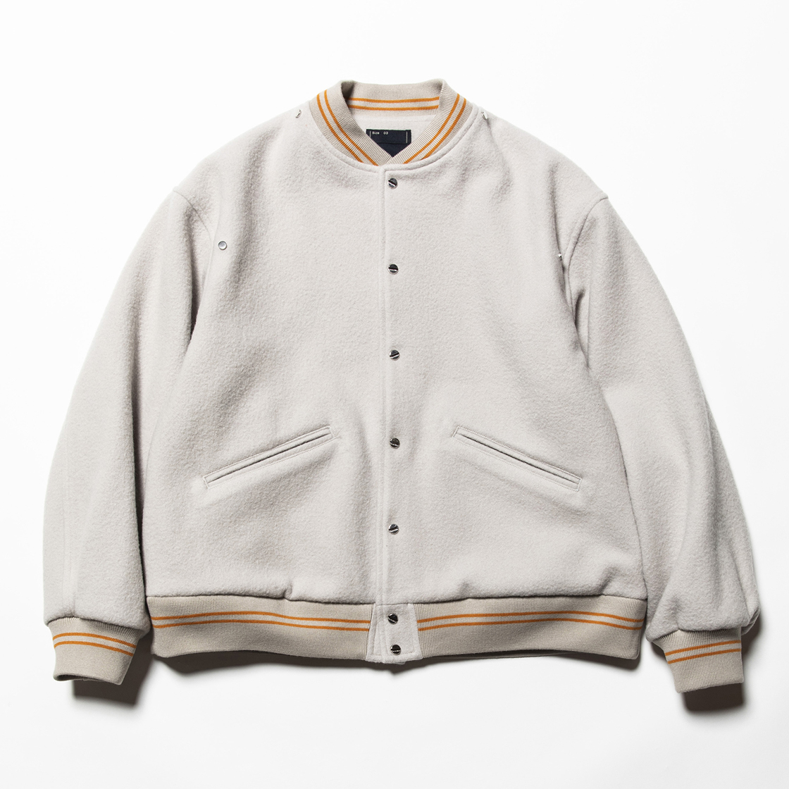 Retro Fleece Melton Varsity Jackets G.White