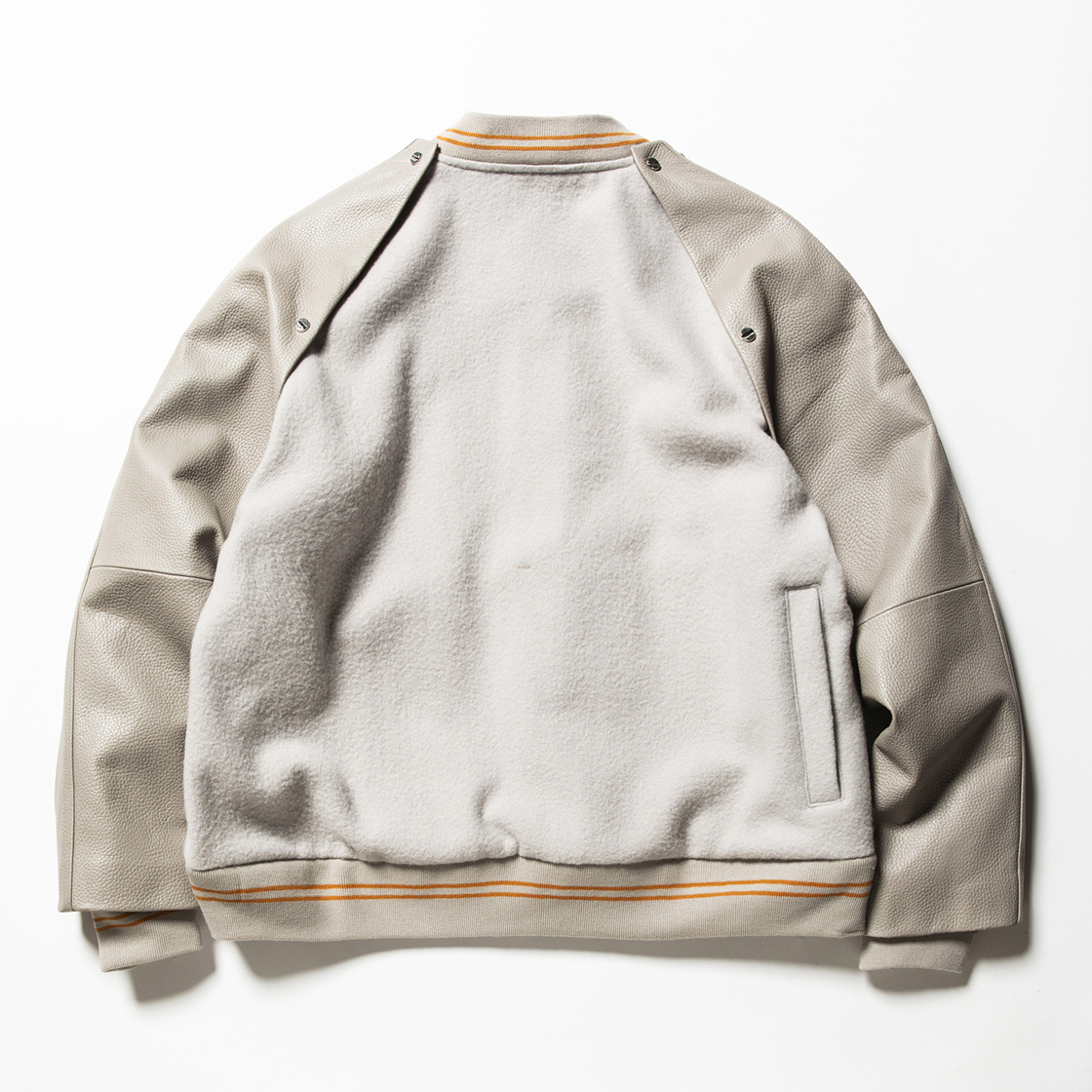 Retro Fleece Melton Varsity Jackets G.White