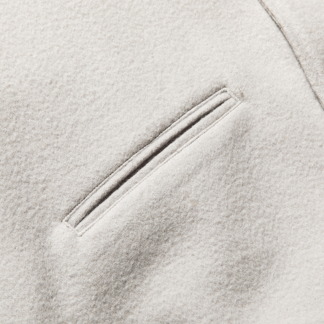 Retro Fleece Melton Varsity Jackets G.White