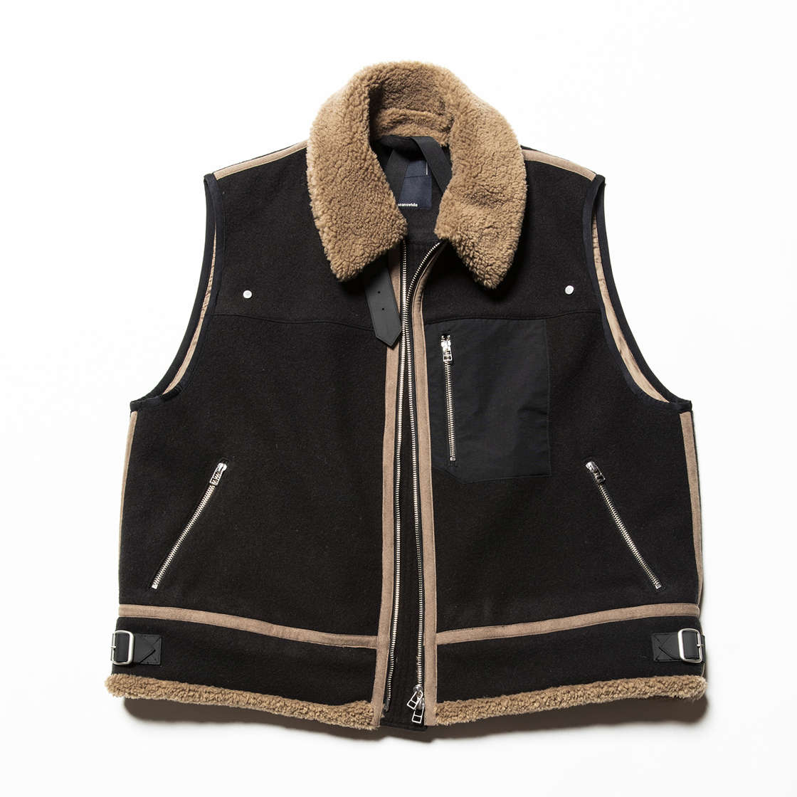 Retro Fleece Melton B3 C.Blue