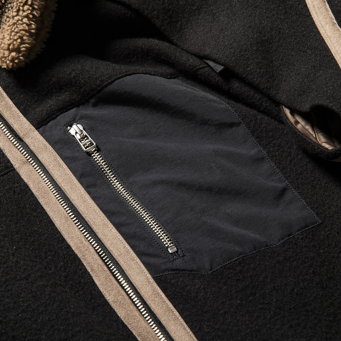 Retro Fleece Melton B3 C.Blue