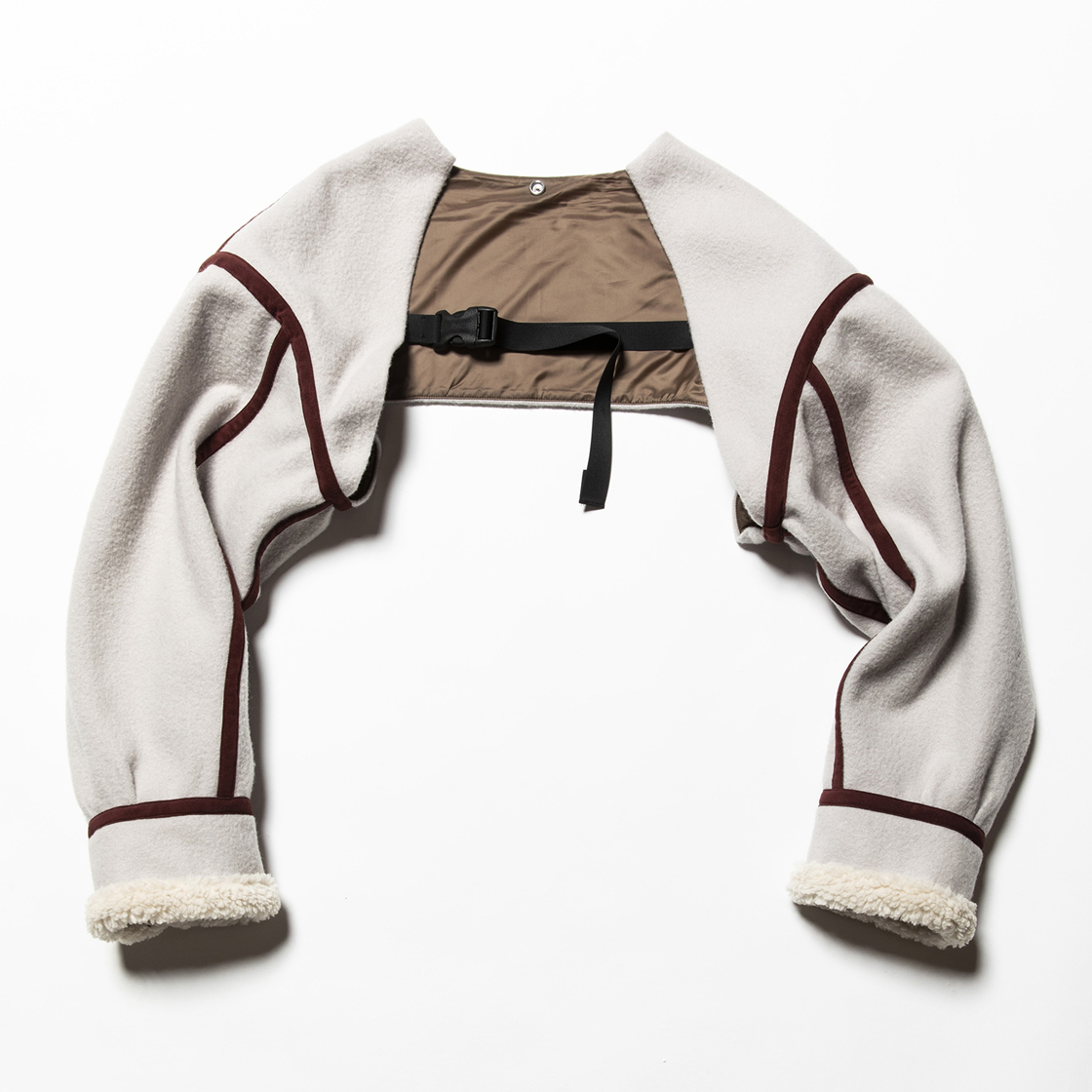 Retro Fleece Melton B3 G.White