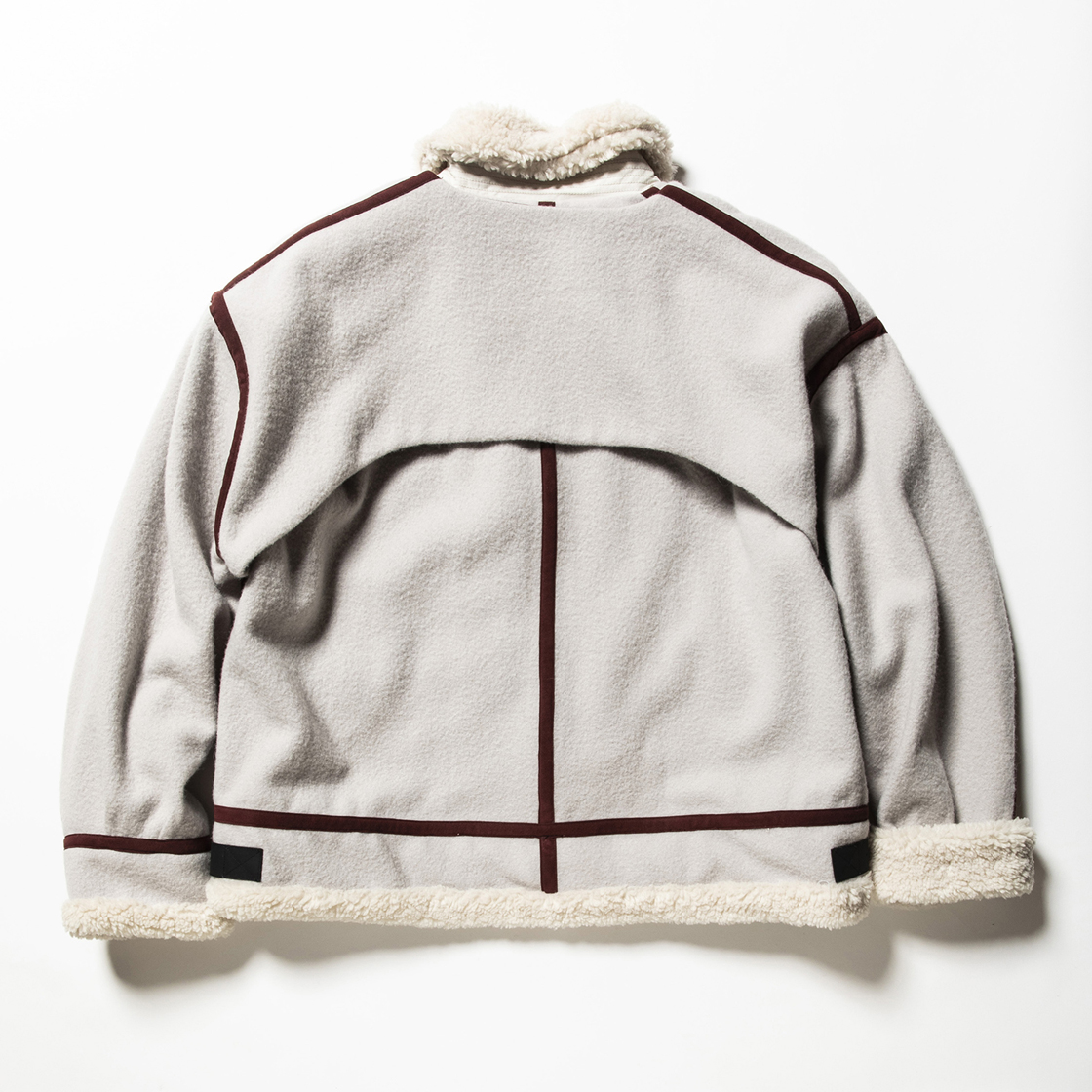 Retro Fleece Melton B3 G.White