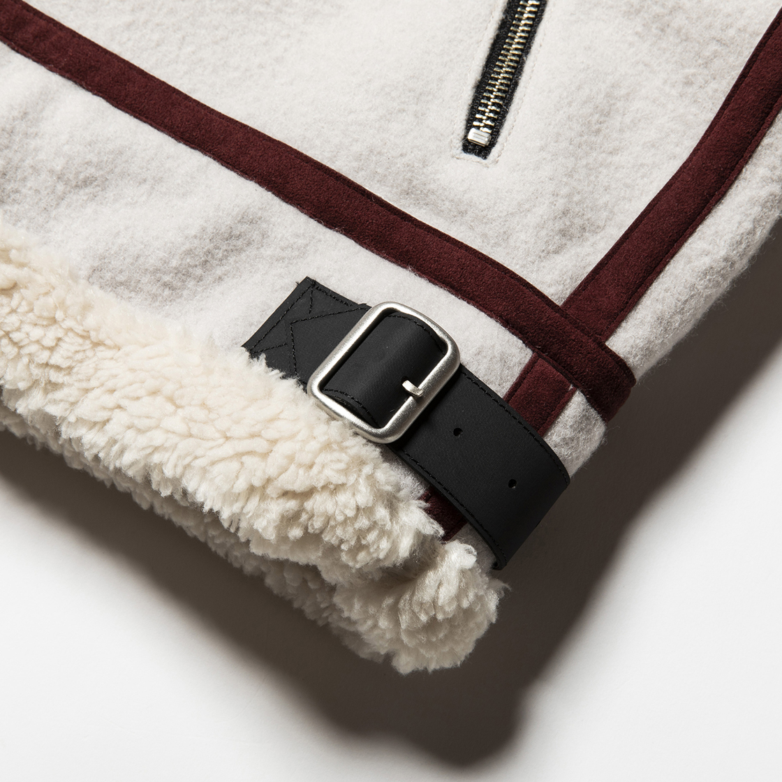 Retro Fleece Melton B3 G.White