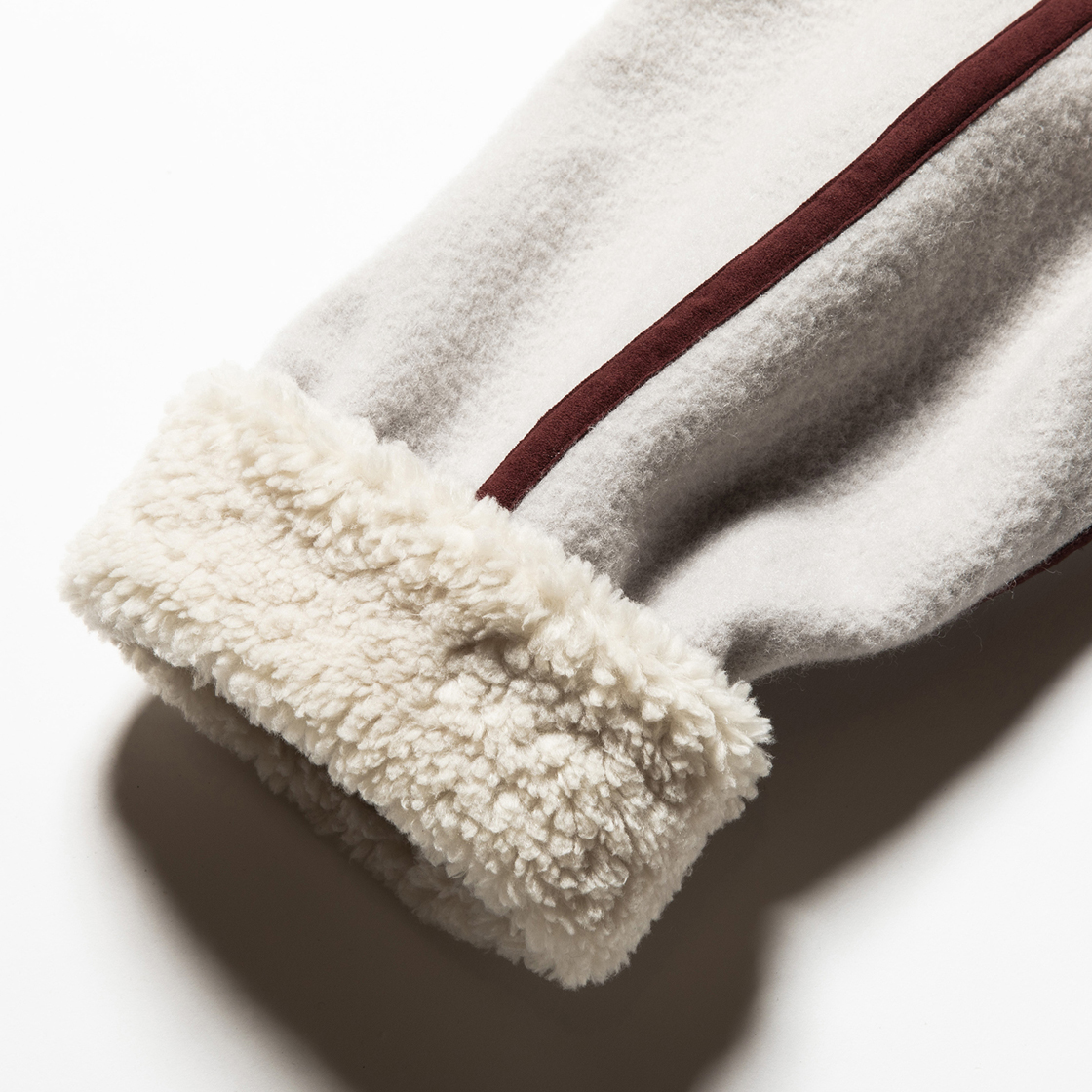 Retro Fleece Melton B3 G.White